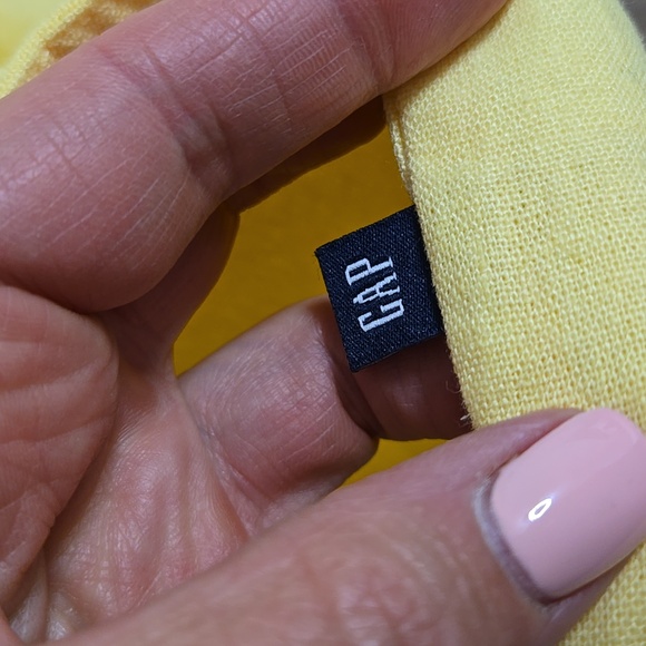 GAP Linen Button Down Shirt Long Sleeve - Picture 5 of 5